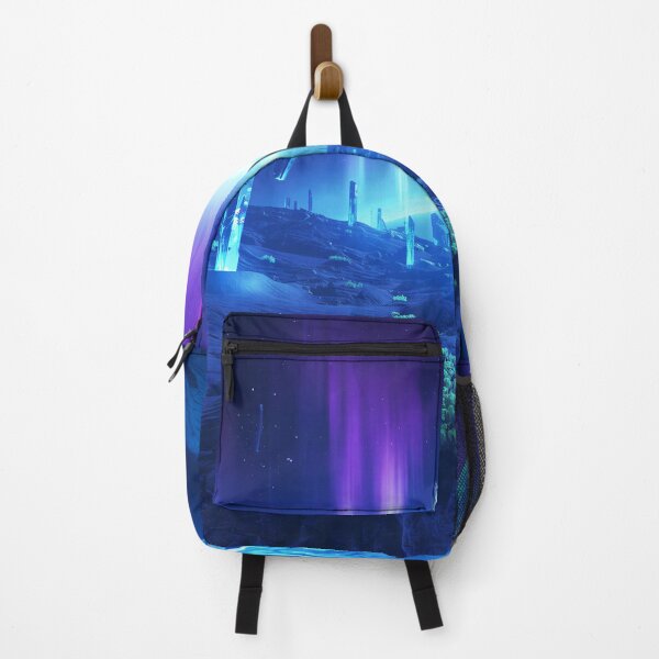 Item preview, Aurora Crystal Planet Fantasy Forest Landscape designed and sold by Luminous Wilds.