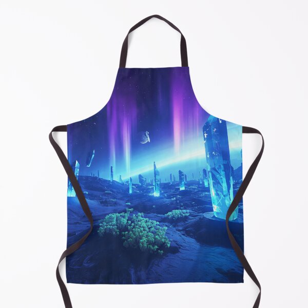 Item preview, Aurora Crystal Planet Fantasy Forest Landscape designed and sold by Luminous Wilds.