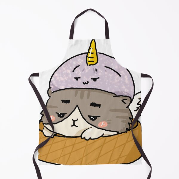 Item preview, Meh Cat Unicorn Hat | Social Battery Low Cat Sticker designed and sold by chupichapa.
