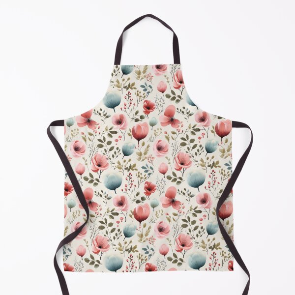 Item preview, Watercolor soft colors flower seamless pattern designed and sold by MiraCleAI.