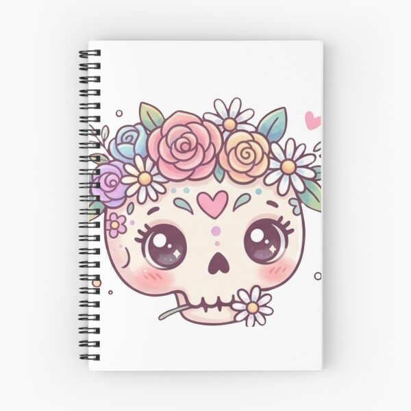 Item preview, cute skeleton  floral designed and sold by WellN.