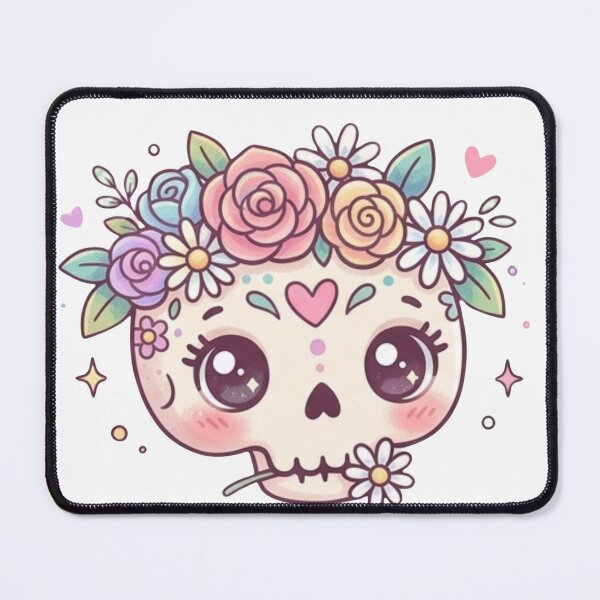Item preview, cute skeleton  floral designed and sold by WellN.