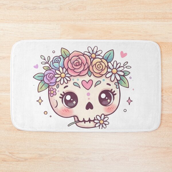 Item preview, cute skeleton  floral designed and sold by WellN.