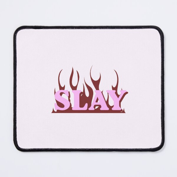 Item preview, Slay Flames Aesthetic | Pink Fire Y2K Graphic Design | Confidence Quote designed and sold by Pophands.