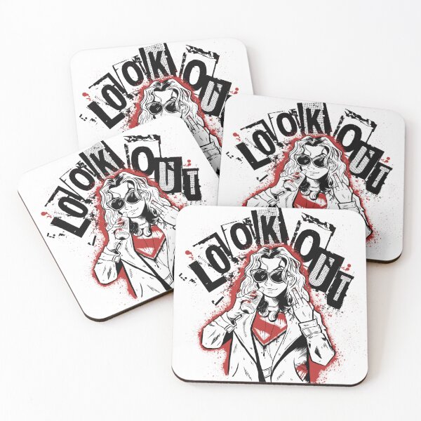 Item preview, Copy of LOOK OUT!! - SG - Black and Red designed and sold by r-espiritu42.