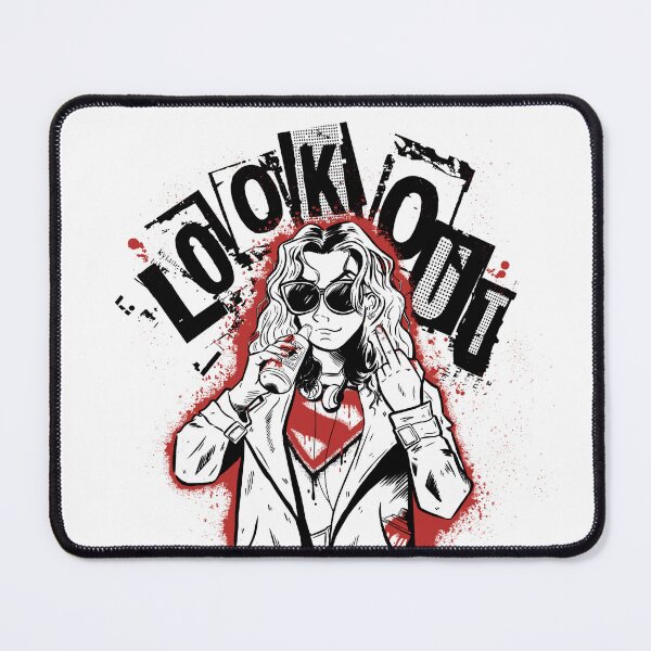 Item preview, Copy of LOOK OUT!! - SG - Black and Red designed and sold by r-espiritu42.