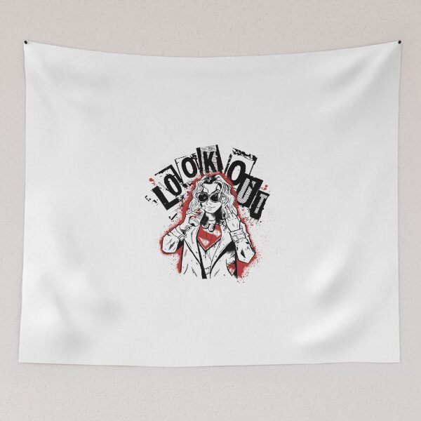 Item preview, Copy of LOOK OUT!! - SG - Black and Red designed and sold by r-espiritu42.