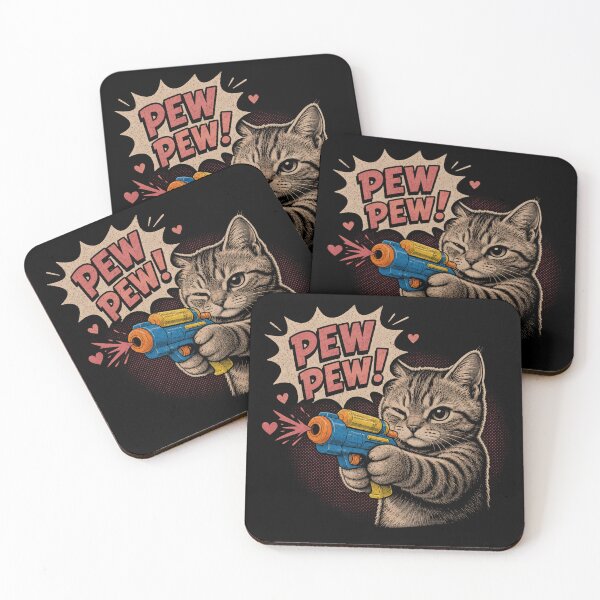 Artikelvorschau, Pew Pew Katzen-Shirt – Lustiges Vintage-Comic-T-Shirt mit Katze – Grumpy Cat Pew Pew – Sarkastisches Katzengeschenk – Humorvolles Shirt für Katzenliebhaber entworfen und verkauft von @SHINTOSARTSTORE.