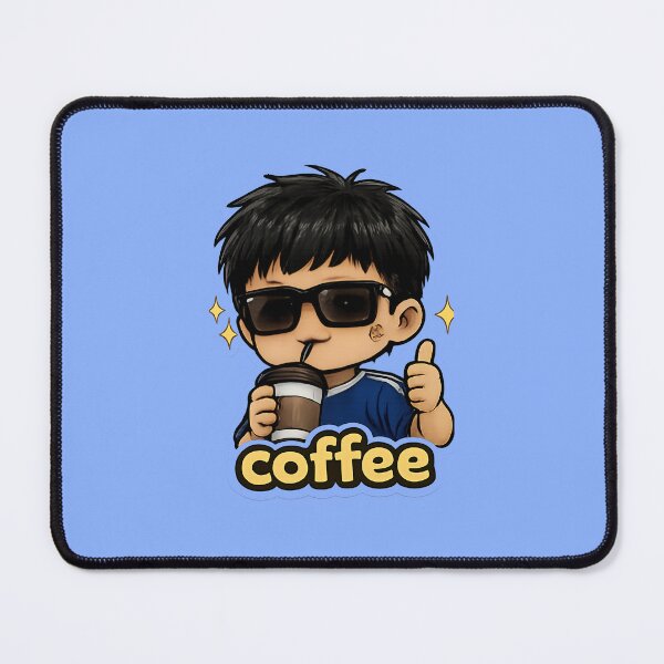Item preview, Cool Boy Coffee Sticker designed and sold by T-b0y.