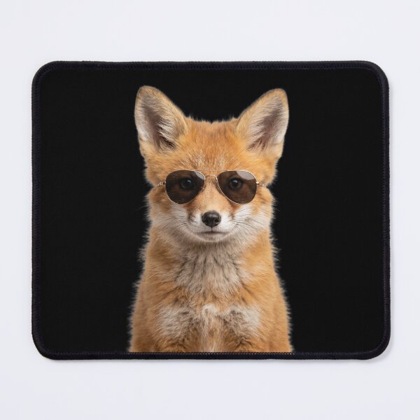 Item preview, Cute Baby Fox Wearing Sunglasses Funny designed and sold by RareLavender.