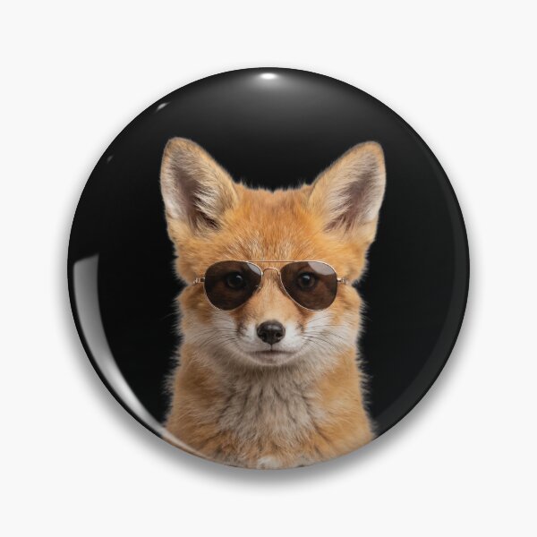 Item preview, Cute Baby Fox Wearing Sunglasses Funny designed and sold by RareLavender.