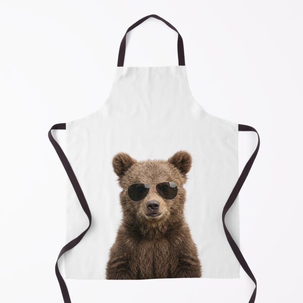 Item preview, Cute Baby Brown Bear Wearing Sunglasses Funny designed and sold by RareLavender.
