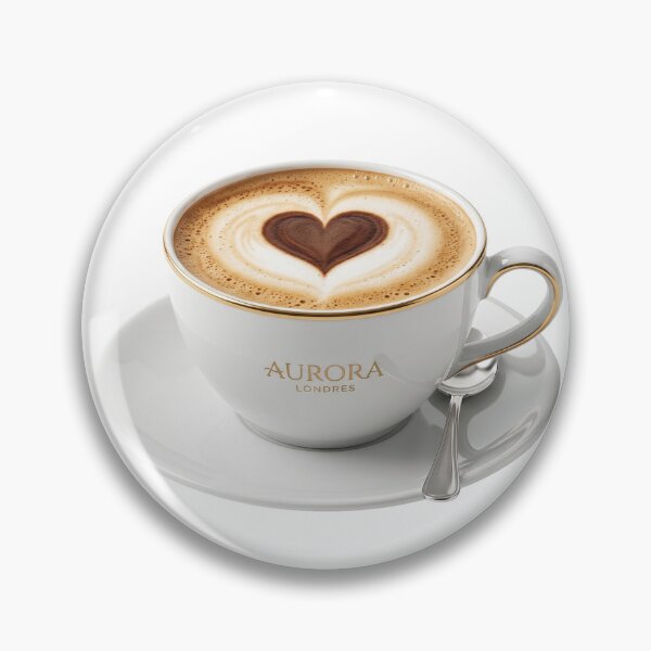 Item preview, Morning Coffee Love - Heart Latte Aesthetic designed and sold by BrewChef.