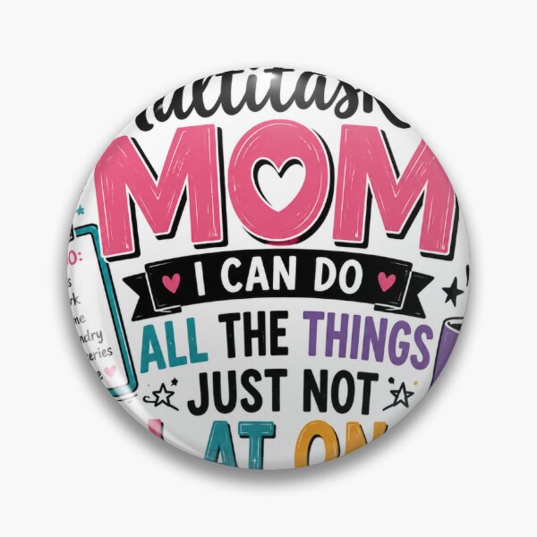 Item preview, Multitasking Mom Sticker | I Can Do All The Things Just Not All At Once designed and sold by happyhub786.