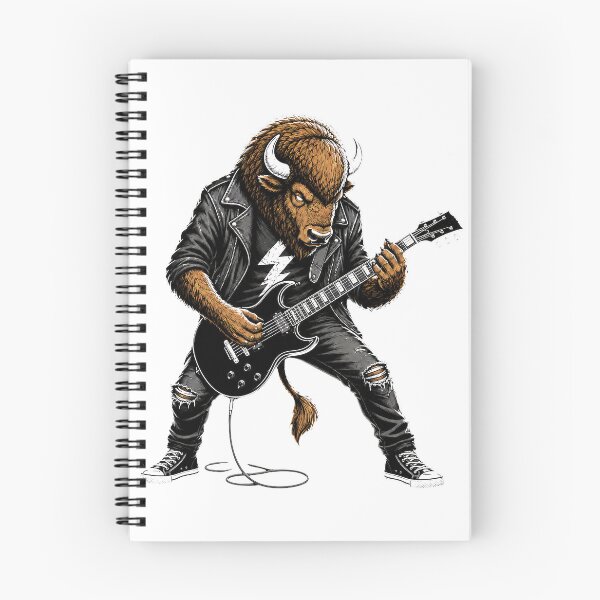 Item preview, Metal Bison Guitarist Gifts For Musicians designed and sold by Bisonia.