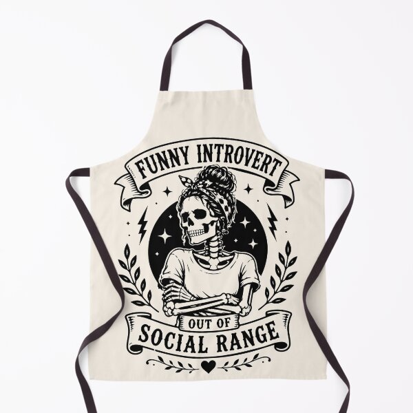 Item preview, Funny Introvert Skeleton - Out Of Social Range designed and sold by legendaryskins.
