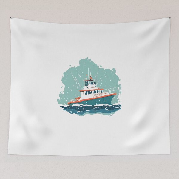Item preview, Sailing Boat Across the Blue Ocean designed and sold by Muayad Al-Farhan.