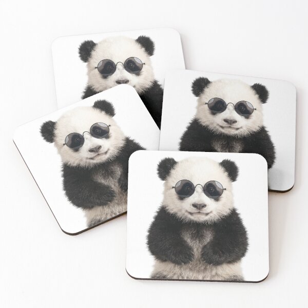 Item preview, Cute Baby Panda Wearing Sunglasses Funny designed and sold by RareLavender.