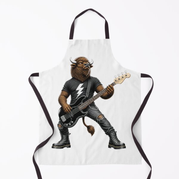 Item preview, Metal Bison Bass Gifts For Musicians designed and sold by Bisonia.