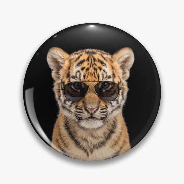 Item preview, Cute Baby Tiger Wearing Sunglasses Funny designed and sold by RareLavender.