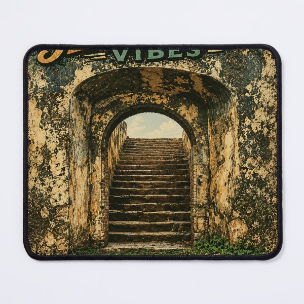 Item preview, Galle Fort Vibes – Ancient Stone Stairway Vintage T-Shirt Design designed and sold by GooniSL.