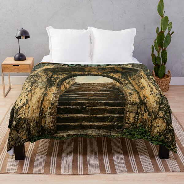 Item preview, Galle Fort Vibes – Ancient Stone Stairway Vintage T-Shirt Design designed and sold by GooniSL.