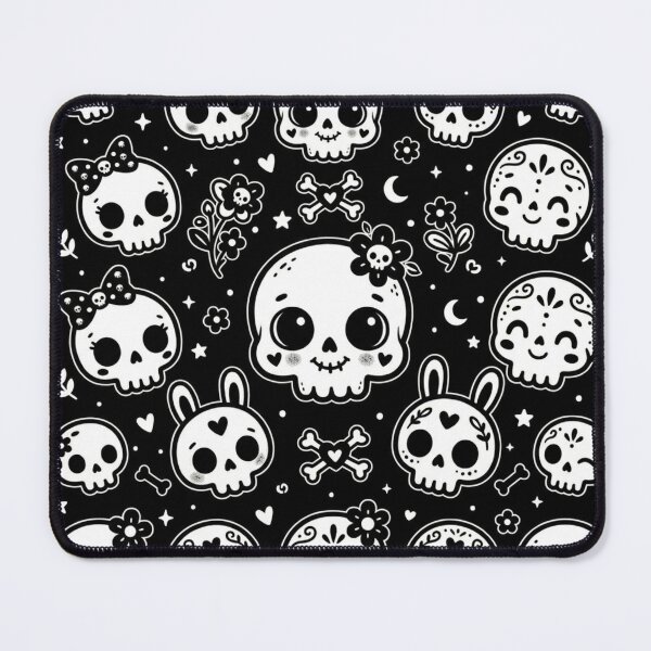 Item preview, black skeleton pattern designed and sold by WellN.