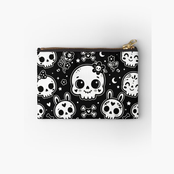 Item preview, black skeleton pattern designed and sold by WellN.