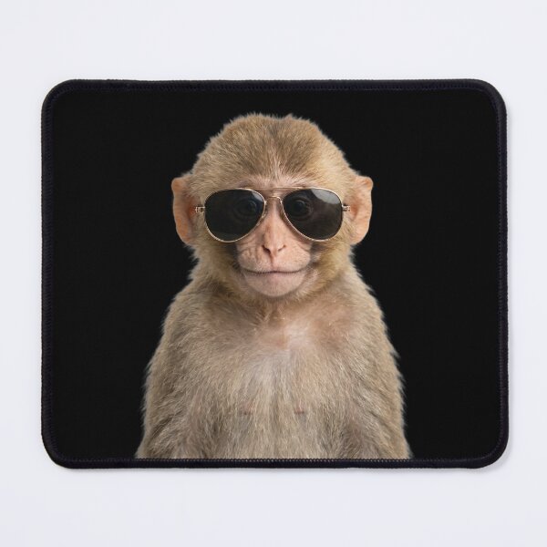 Item preview, Cute Baby Monkey Wearing Sunglasses Funny designed and sold by RareLavender.