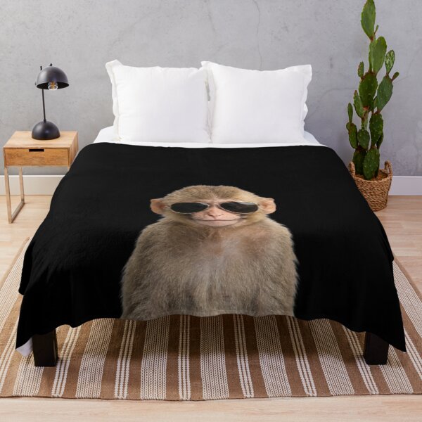 Item preview, Cute Baby Monkey Wearing Sunglasses Funny designed and sold by RareLavender.