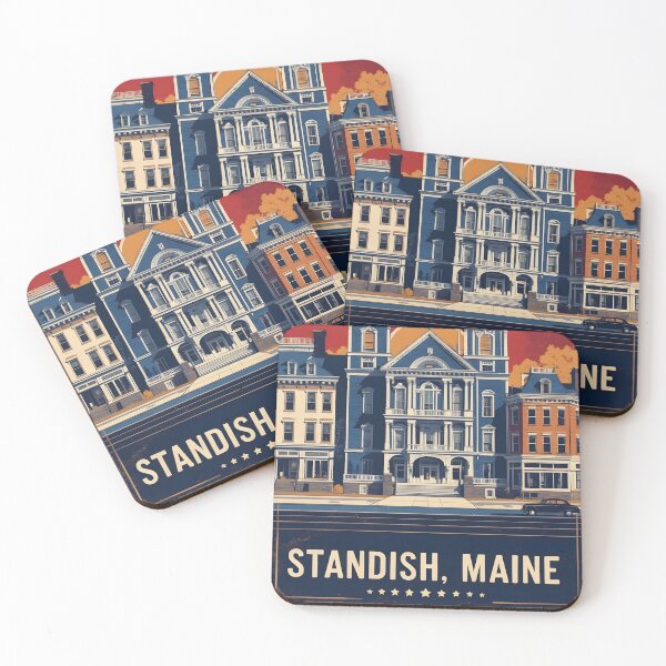 Item preview, Standish Maine 1950s USA Vintage Travel Tourism designed and sold by TravelersGems.