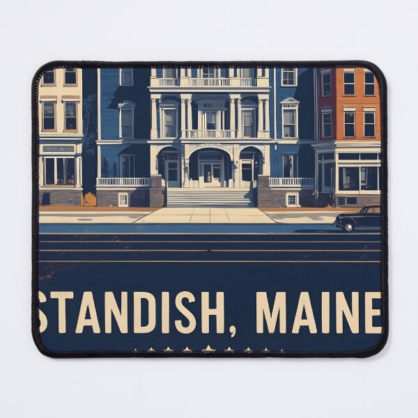 Item preview, Standish Maine 1950s USA Vintage Travel Tourism designed and sold by TravelersGems.