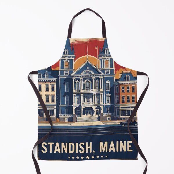 Item preview, Standish Maine 1950s USA Vintage Travel Tourism designed and sold by TravelersGems.