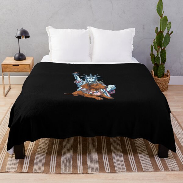 Item preview, Dachshund and the Statue of Liberty Funny Gifts designed and sold by Domel9674.
