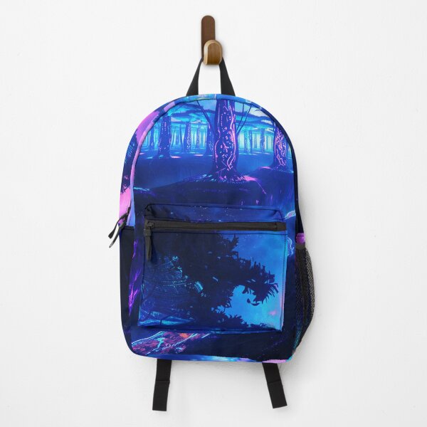 Item preview, Neon Root Galaxy Alien Wilderness Landscape designed and sold by Luminous Wilds.