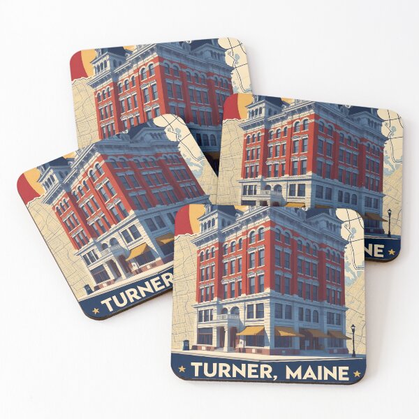 Item preview, Turner Maine 1950s USA Vintage Travel Tourism designed and sold by TravelersGems.