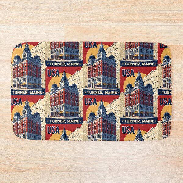 Item preview, Turner Maine 1950s USA Vintage Travel Tourism designed and sold by TravelersGems.