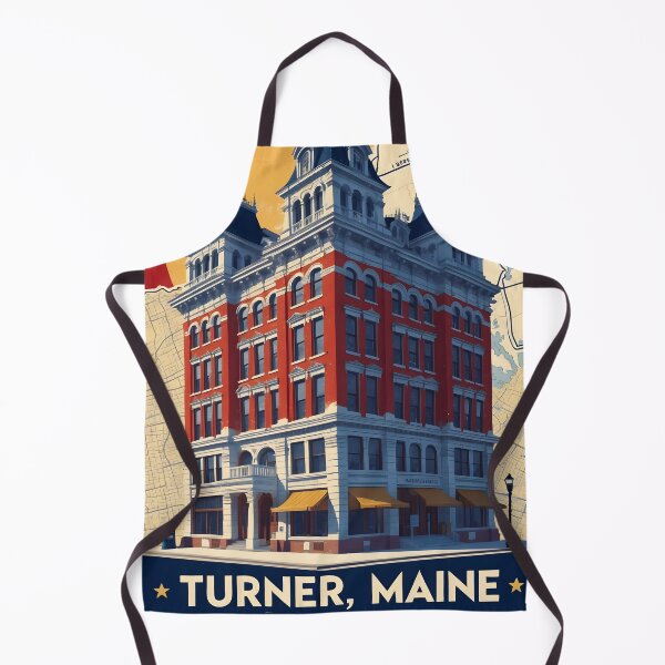Item preview, Turner Maine 1950s USA Vintage Travel Tourism designed and sold by TravelersGems.