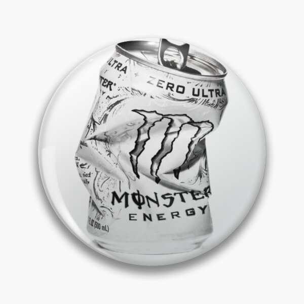 Item preview, Crushed White Energy Drink Can – Urban Grunge Soda Sticker  designed and sold by Mustangana.