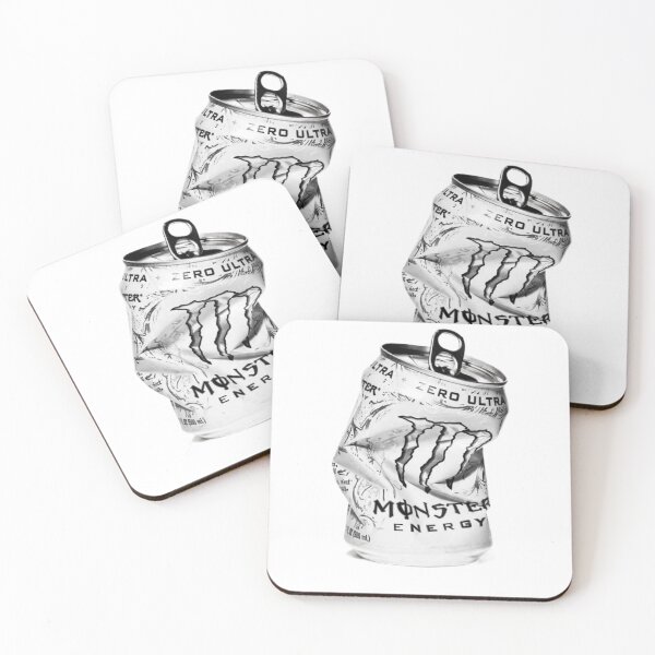 Item preview, Crushed White Energy Drink Can – Urban Grunge Soda Sticker  designed and sold by Mustangana.