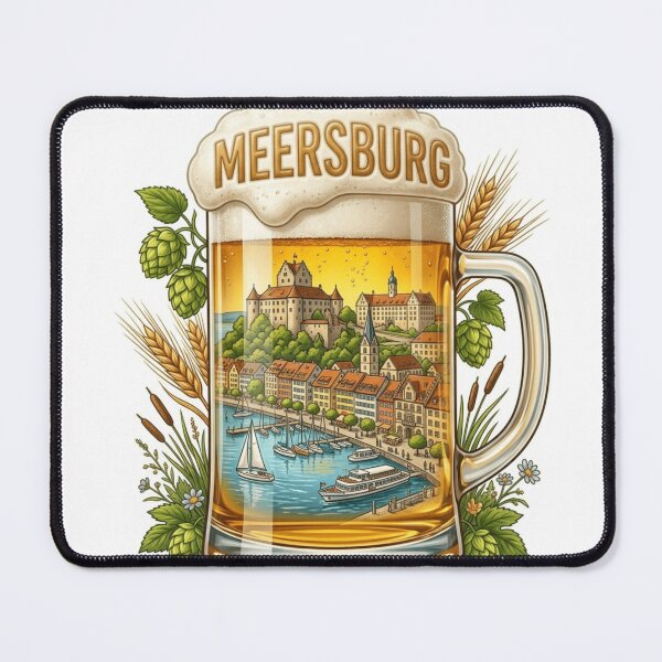 Item preview, Meersburg Lakeside Beer Sticker designed and sold by Imaginarium of Chaos falcon88 .