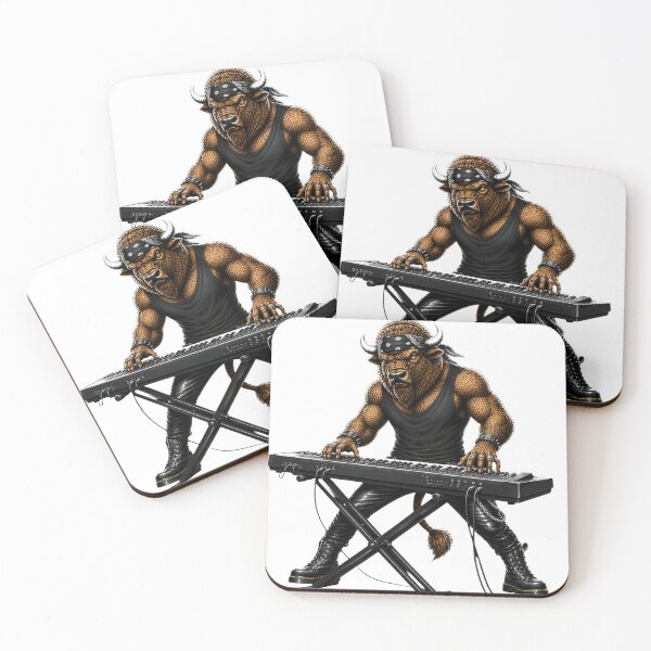Item preview, Metal Bison Keyboard Player Gifts For Musicians designed and sold by Bisonia.
