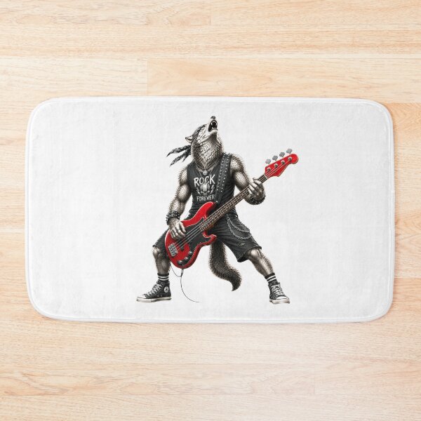 Item preview, Metal Wolf Bass Player Gifts For Musicians designed and sold by Bisonia.