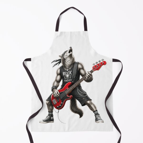 Item preview, Metal Wolf Bass Player Gifts For Musicians designed and sold by Bisonia.