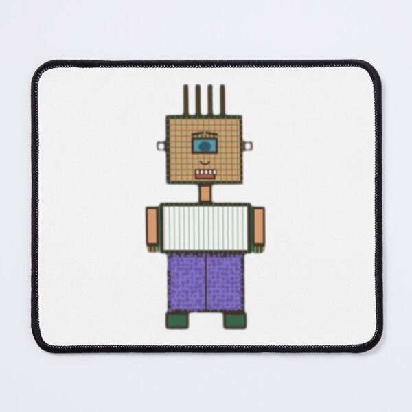 Item preview, Pixel Block Robot Dude designed and sold by ScribbleeFreaks.