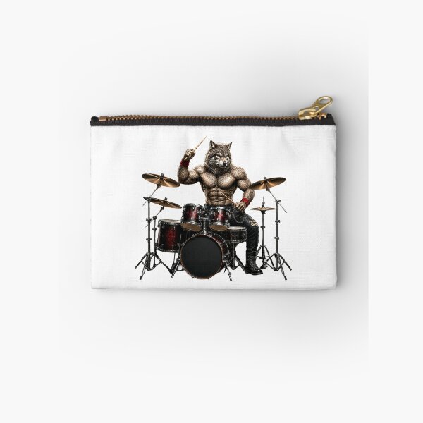 Item preview, Metal Wolf Drummer Gifts For Musicians designed and sold by Bisonia.
