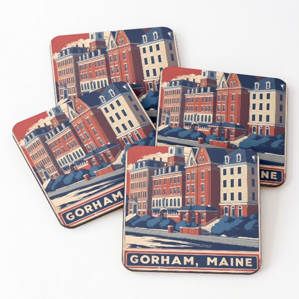 Item preview, Gorham Maine 1950s USA Vintage Travel Tourism designed and sold by TravelersGems.