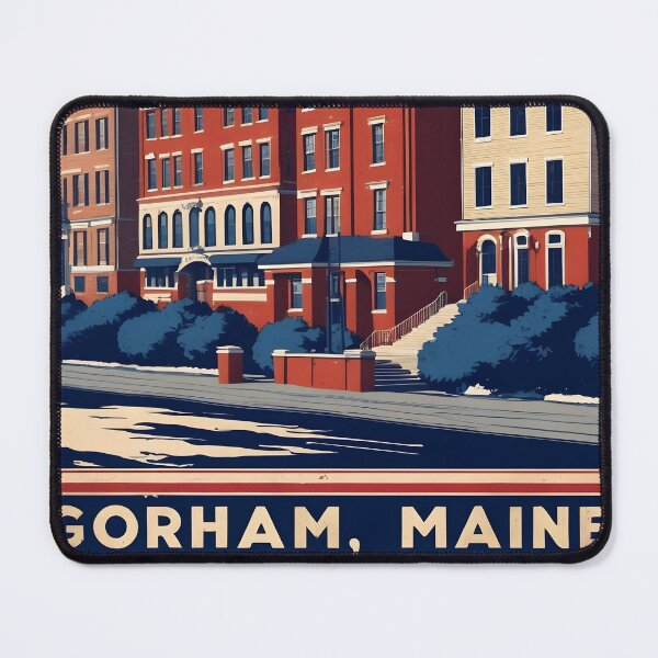Item preview, Gorham Maine 1950s USA Vintage Travel Tourism designed and sold by TravelersGems.