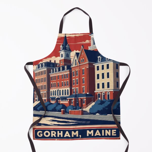 Item preview, Gorham Maine 1950s USA Vintage Travel Tourism designed and sold by TravelersGems.