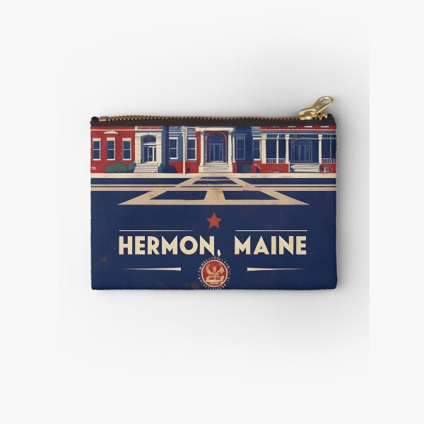 Item preview, Hermon Maine 1950s USA Vintage Travel Tourism designed and sold by TravelersGems.